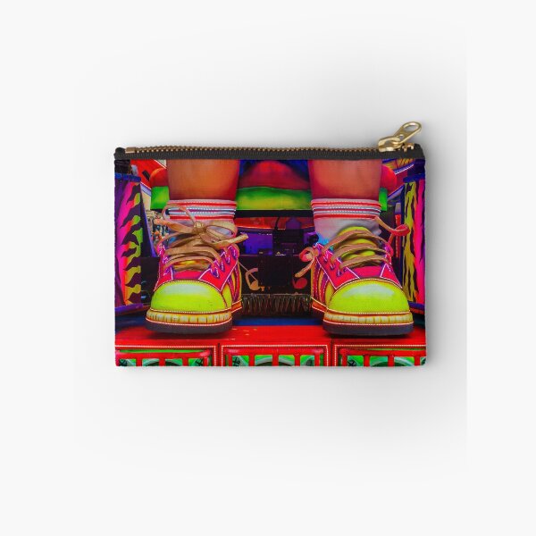 Item preview, Colorful Neon Clown Shoes On Carnival Float With Illuminated Speakers And Festival Vibes designed and sold by Nmallia.