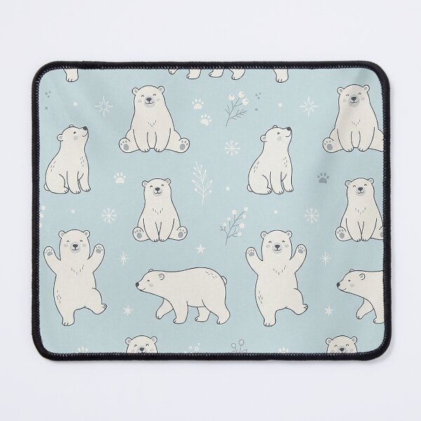 Item preview, Cute Polar Bear Winter Seamless Pattern Design by MNS designed and sold by ashenlocs.