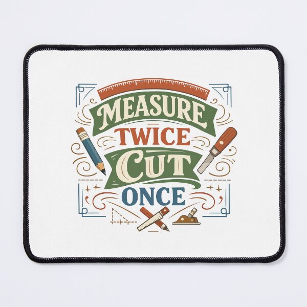 Item preview, Measure Twice Cut Once Dad – Father’s Day Gift designed and sold by stylishdzign.