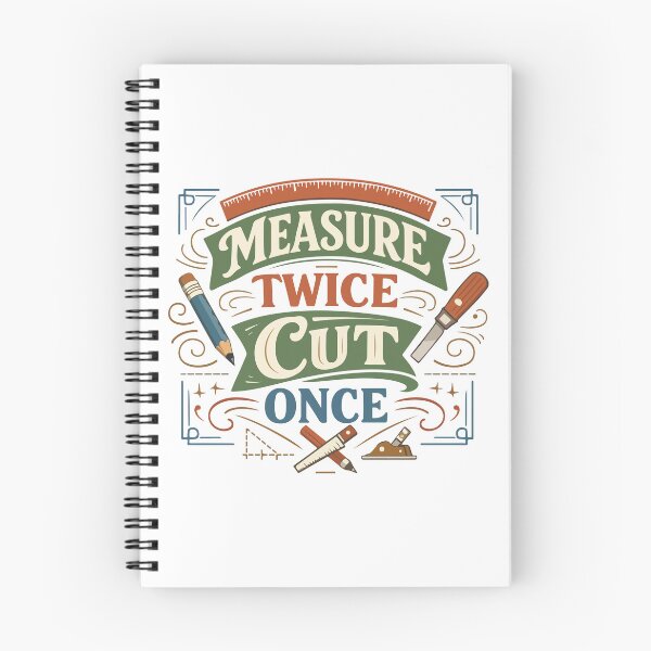 Item preview, Measure Twice Cut Once Dad – Father’s Day Gift designed and sold by stylishdzign.