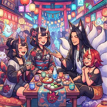 Artwork thumbnail, Fox demon by PP&RAINBOW SHOP