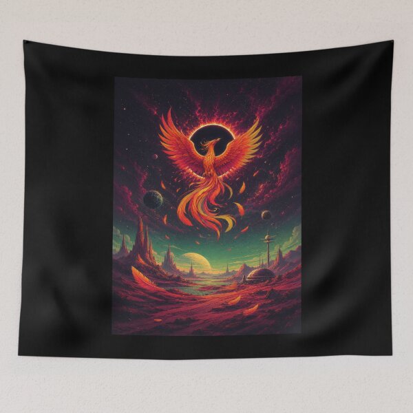 Item preview, Phoenix Rising Beyond the Eclipse  designed and sold by Sketchlegacy.