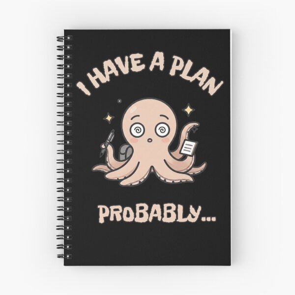 Item preview, I Have a Plan Probably Funny Back to School  Octopus designed and sold by T-version.