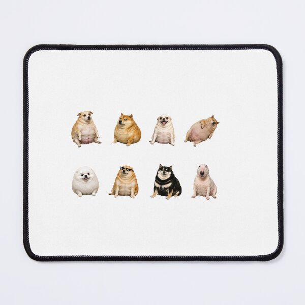 Item preview, fat dog meme designed and sold by douce-stickers.