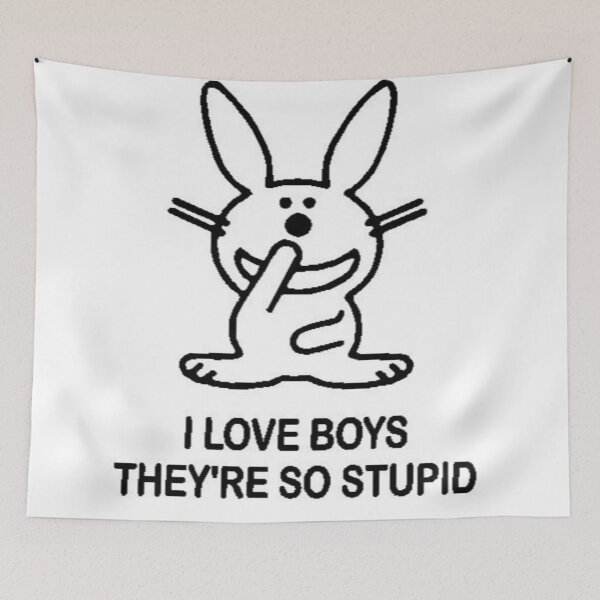 Item preview, Cute sarcastic rabbit designed and sold by Voidatelierr.