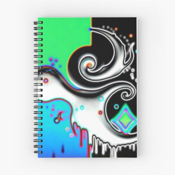 Item preview, yin and flow C E4 colorful geometric abstract design designed and sold by SmashingDeals.
