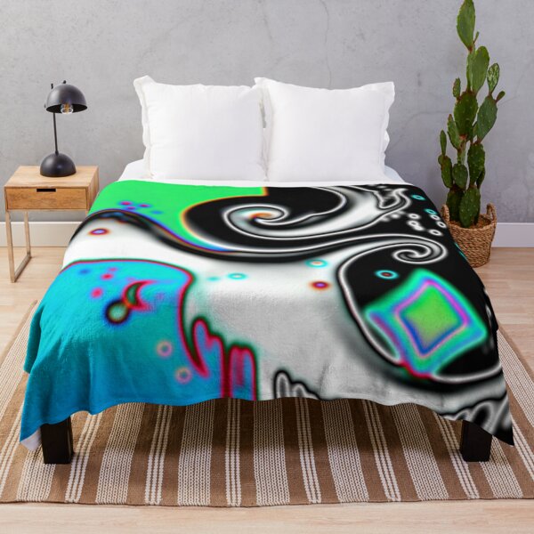 Item preview, yin and flow C E4 colorful geometric abstract design designed and sold by SmashingDeals.