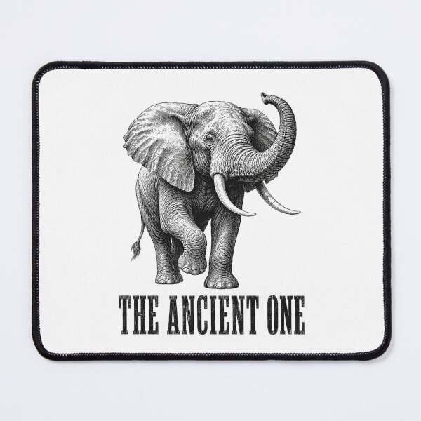 Item preview, The Ancient One – Vintage Elephant Engraving designed and sold by MotionBanana Art.