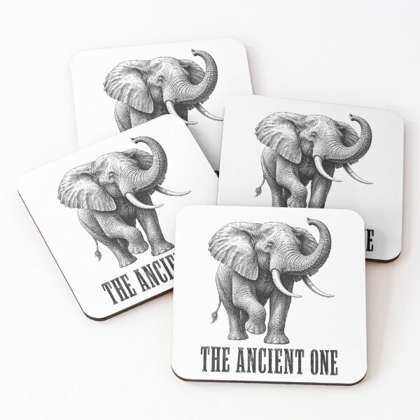 Item preview, The Ancient One – Vintage Elephant Engraving designed and sold by MotionBanana Art.