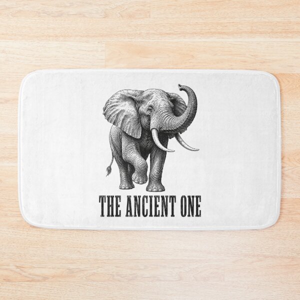 Item preview, The Ancient One – Vintage Elephant Engraving designed and sold by MotionBanana Art.