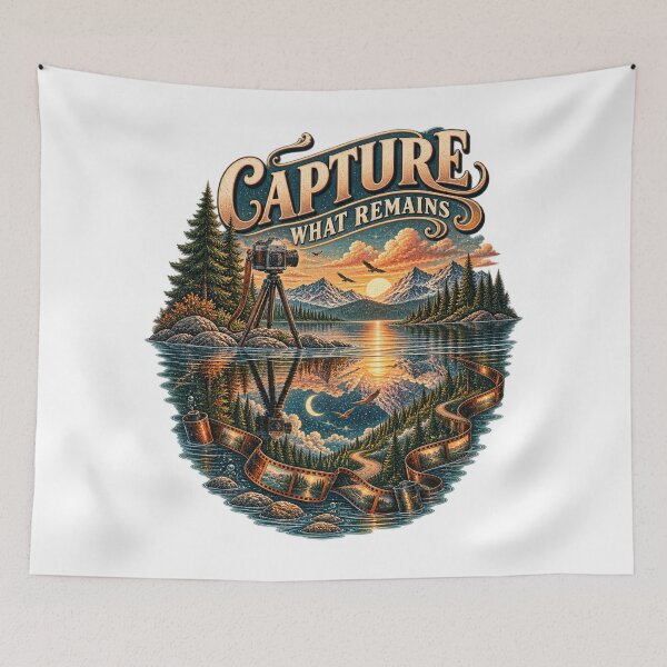 Item preview, Capture What Remains – Analog Camera Reflection designed and sold by Golden Era Studio.