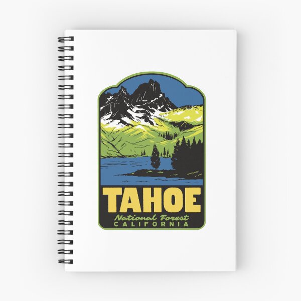 Item preview, Sierra Buttes Tahoe National Forest Retro Travel Art designed and sold by HalpinDesign.