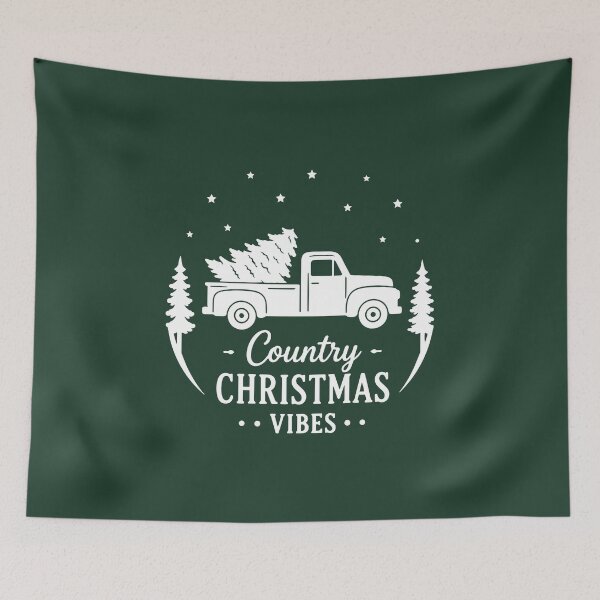 Item preview, Country Christmas Vibes – Festive Holiday Art designed and sold by Tklezardesigns.