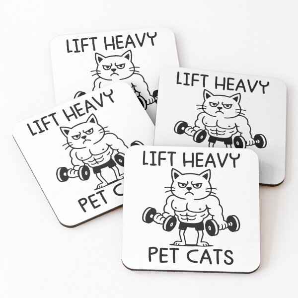 Item preview, Lift Heavy Pet Cats designed and sold by gunaone-design.