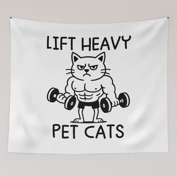 Item preview, Lift Heavy Pet Cats designed and sold by gunaone-design.