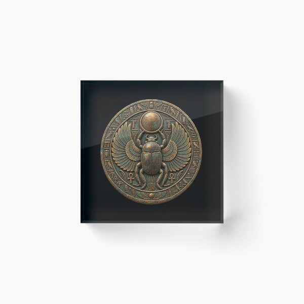 Item preview, Khepri Winged Scarab – Ancient Egyptian Sun God Amulet designed and sold by Anyshca.