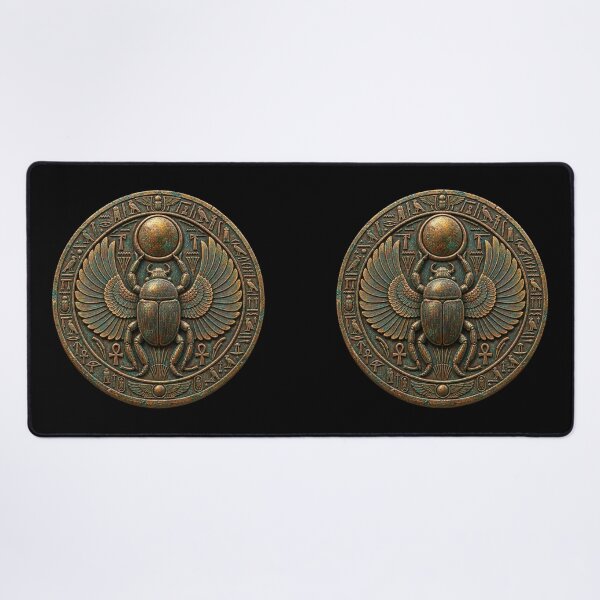 Item preview, Khepri Winged Scarab – Ancient Egyptian Sun God Amulet designed and sold by Anyshca.