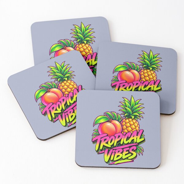 Item preview, Tropical Vibes Pineapple and Peach Summer Shirt designed and sold by Aimetoi.