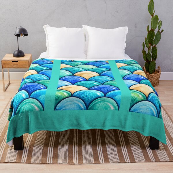Item preview, Turquoise Mermaid Scales PNG – Colorful Ocean Inspired Artwork designed and sold by annenambiro.