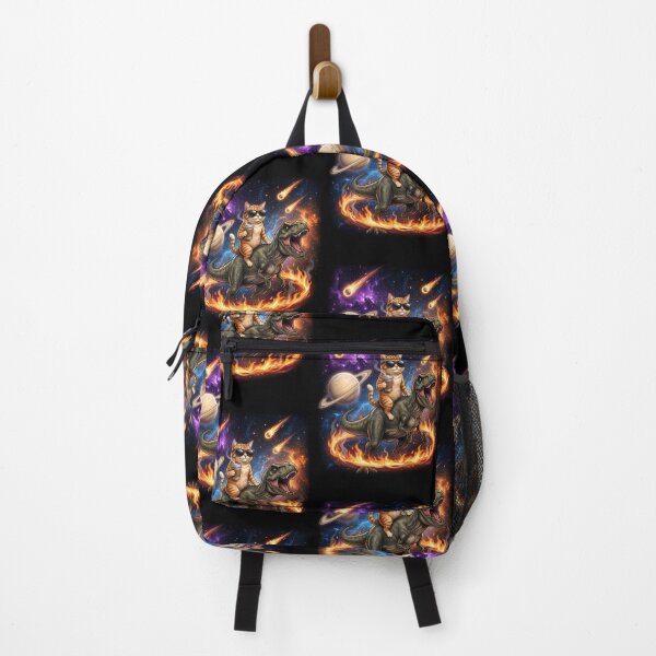 Item preview, Space Dino Rider Funny Art Cat retro gift designed and sold by Amzkao.