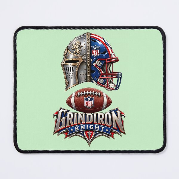 Item preview, Grindiron Knight – American Football Emblem designed and sold by Abeshinobi.