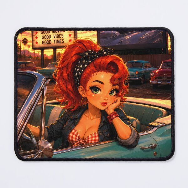 Item preview, Rockachibi Ginger - Vintage Starlight Drive-In by Kek-Ina designed and sold by Kek-Ina.