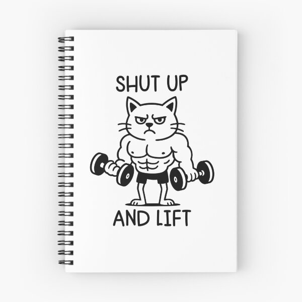 Item preview, Shut Up And Lift - Funny Cat gym designed and sold by gunaone-design.