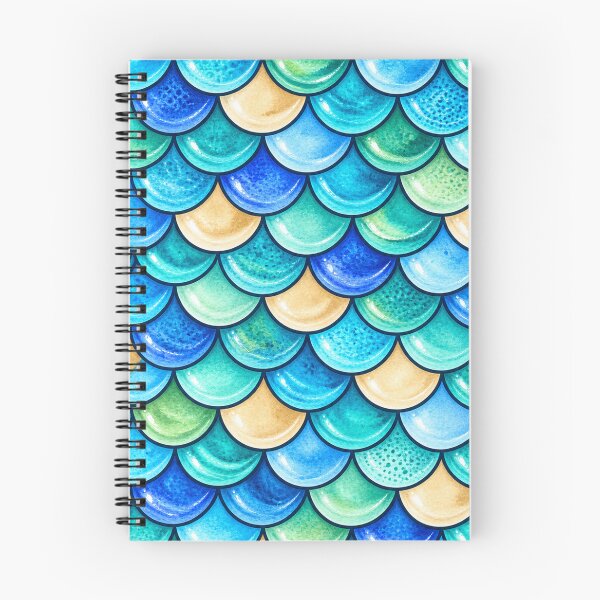 Item preview, Underwater Aqua Scale Pattern designed and sold by annenambiro.