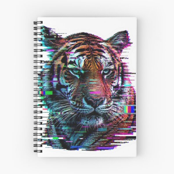 Item preview, Glitch Art Tiger Face Cyberpunk Style designed and sold by Snurly.