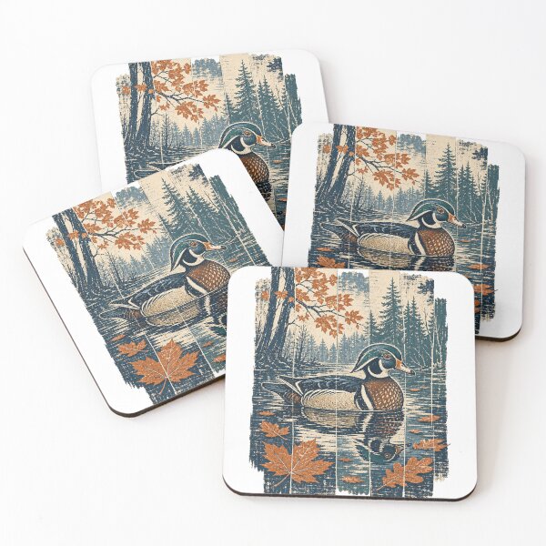 Item preview, Wood Duck in the Woodland Pond Wild Bird Nature Wall Art designed and sold by VisualArtsOasis.
