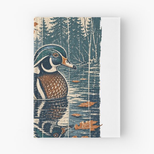 Item preview, Wood Duck in the Woodland Pond Wild Bird Nature Wall Art designed and sold by VisualArtsOasis.