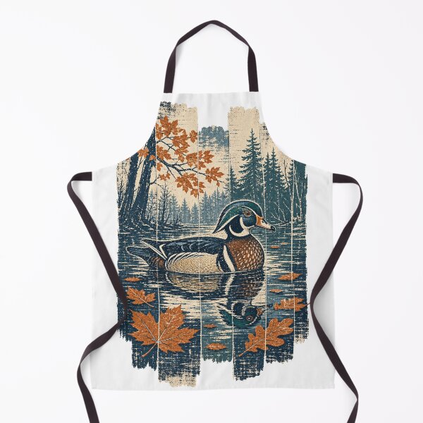 Item preview, Wood Duck in the Woodland Pond Wild Bird Nature Wall Art designed and sold by VisualArtsOasis.