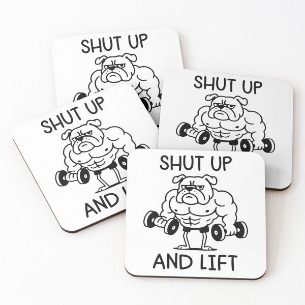 Item preview, Shut Up And Lift - Funny Dog gym designed and sold by gunaone-design.