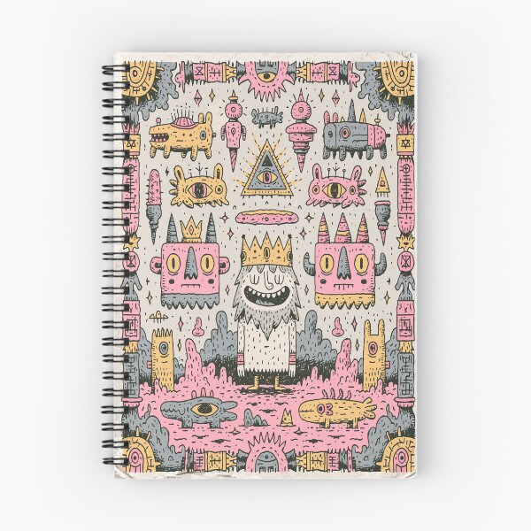 Item preview, Whimsical Doodle King and Monster Friends designed and sold by Romgora.