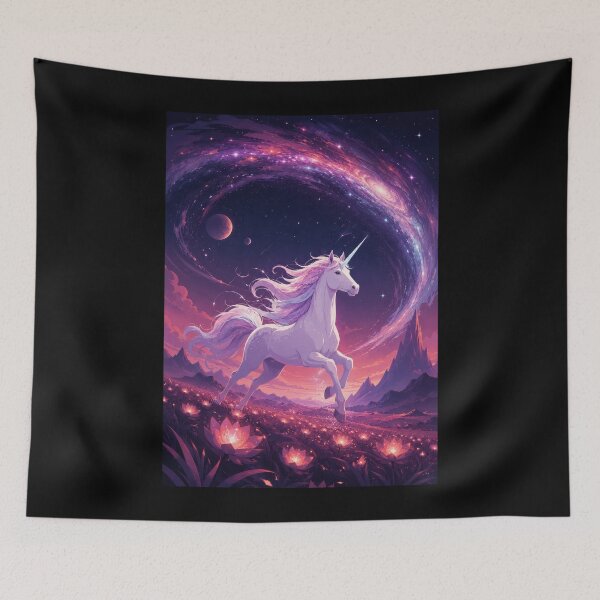 Item preview, Starlight Unicorn Beneath the Galactic Arc  designed and sold by Sketchlegacy.
