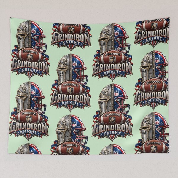 Item preview, Grindiron Knight – American Football Emblem designed and sold by Abeshinobi.