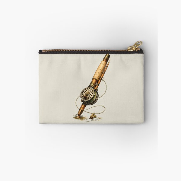 Item preview, Vintage bamboo fishing rod and reel designed and sold by Daily Quirk.