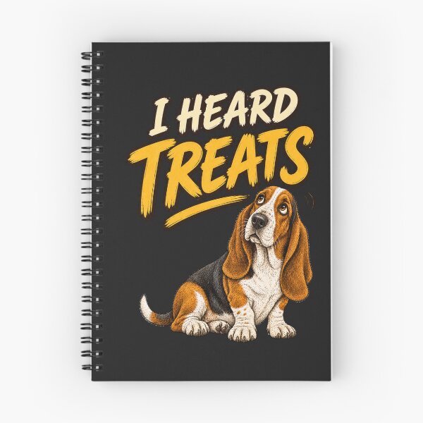 Item preview, I Heard Treats Funny Basset Hound Dog Lover Design designed and sold by AdicretorDesign.