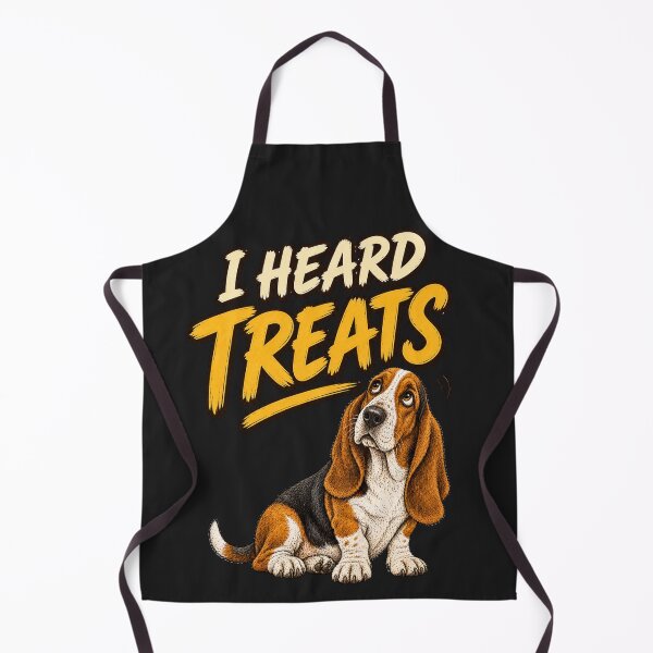 Item preview, I Heard Treats Funny Basset Hound Dog Lover Design designed and sold by AdicretorDesign.