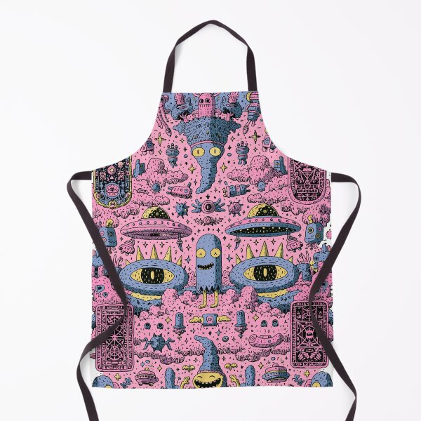 Item preview, Maximalist Psychedelic Alien World Illustration designed and sold by Romgora.