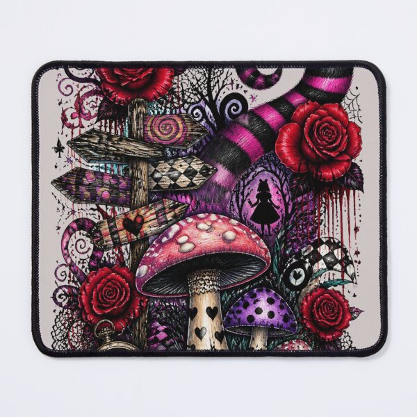 Item preview, Psychedelic Wonderland Mushroom Garden designed and sold by Reverie & Roses.