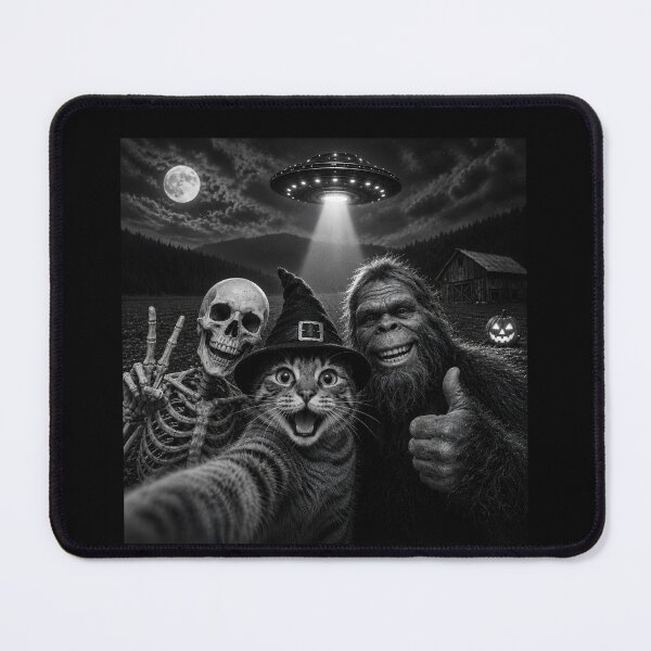 Item preview, Spooky Cat Selfie alien Funny retro gift designed and sold by Amzkao.