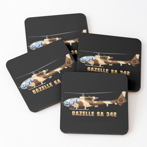 Item preview, Gazelle SA 342 Helicopter Color Diagram designed and sold by MilitaryMart.