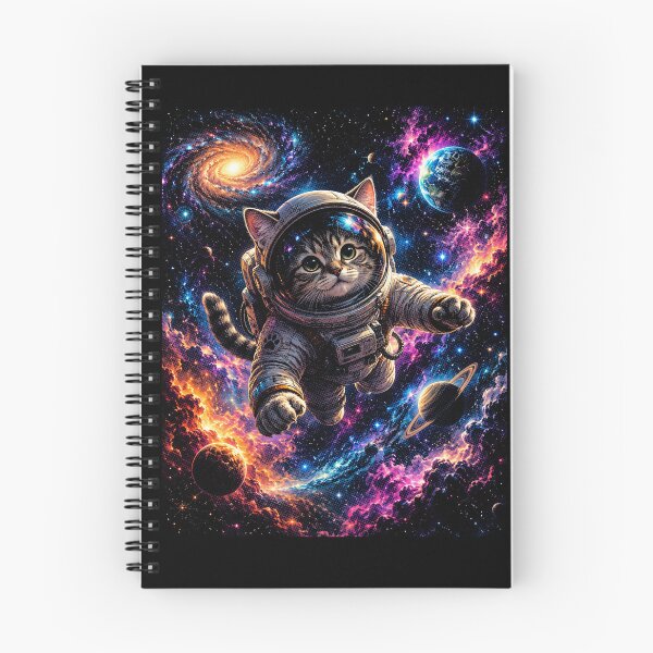 Item preview,  Cosmic Cat Astronaut Galaxy Adventure | Colorful Space Fantasy Art designed and sold by SOUFIANE1991.