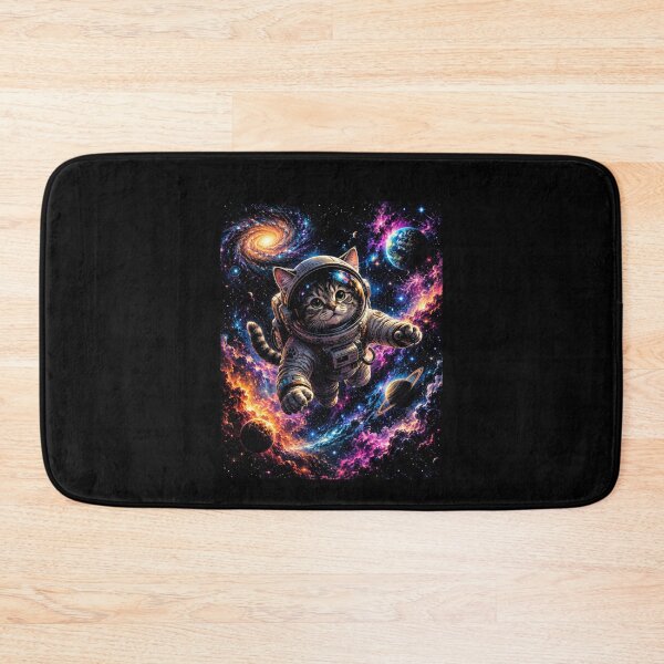 Item preview,  Cosmic Cat Astronaut Galaxy Adventure | Colorful Space Fantasy Art designed and sold by SOUFIANE1991.