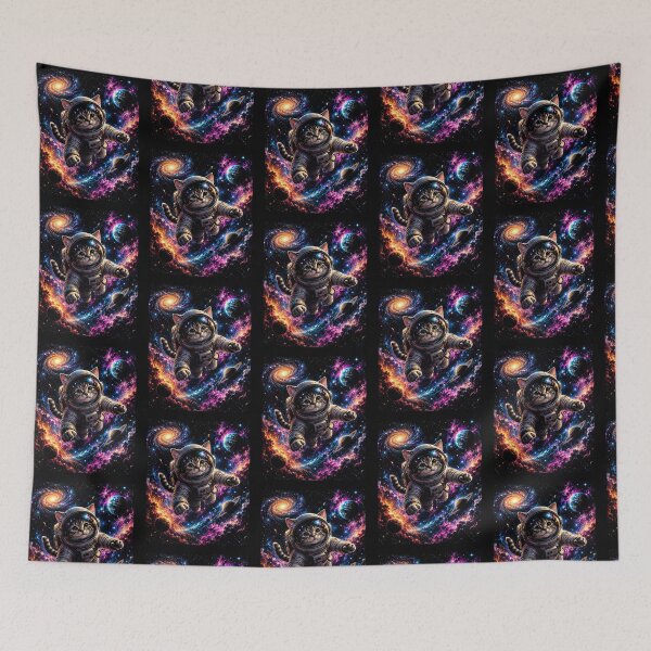 Item preview,  Cosmic Cat Astronaut Galaxy Adventure | Colorful Space Fantasy Art designed and sold by SOUFIANE1991.