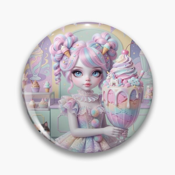 Item preview, Pastel doll milkshake sweetshop animals. designed and sold by JoyNest = "The nest of joy".