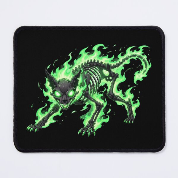 Item preview, Undead Hellfire Cat designed and sold by Villain Vault.