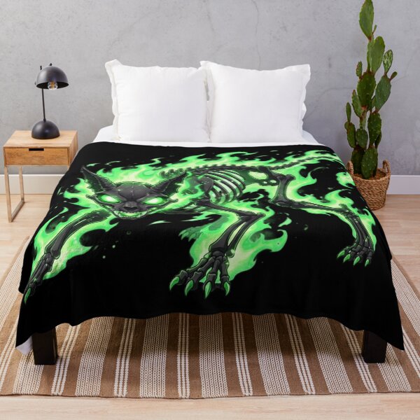 Item preview, Undead Hellfire Cat designed and sold by Villain Vault.