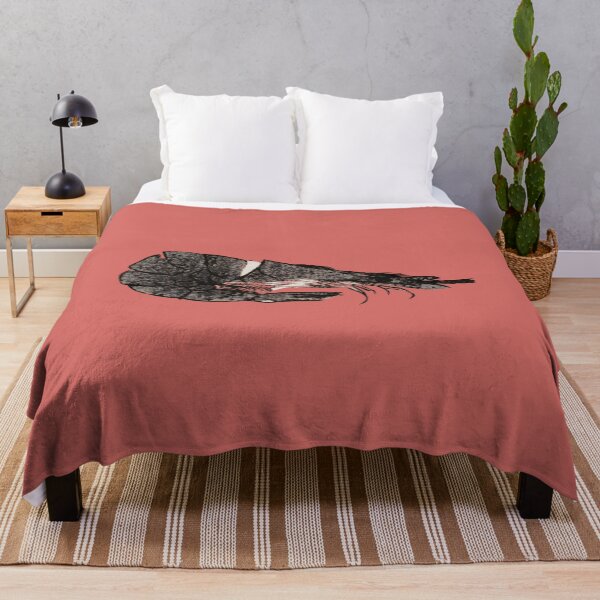 Item preview, Japanese Modern Ukiyo-e art - Shrimp - japandi, Pink designed and sold by Black Swallow.